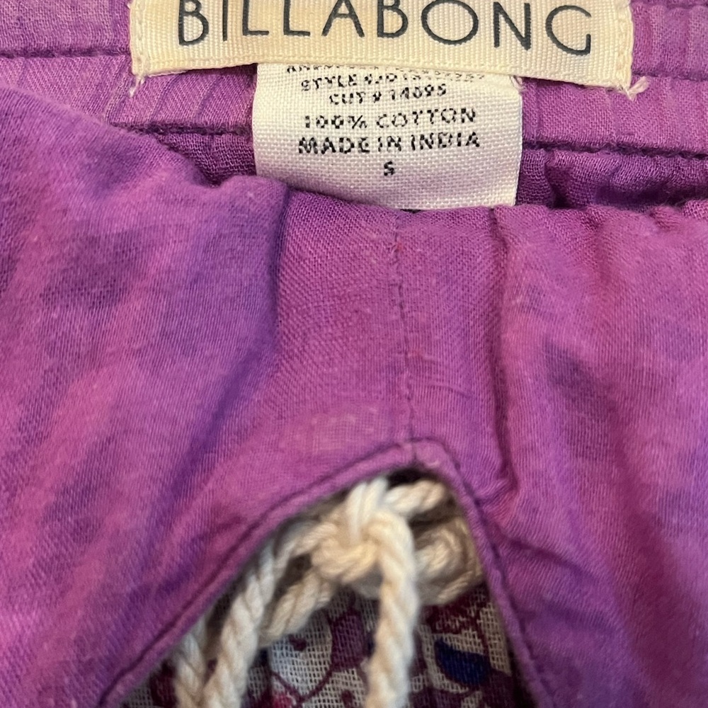 Billabong Floral Dress with Pink and Purple Accents - Picture 5 of 5